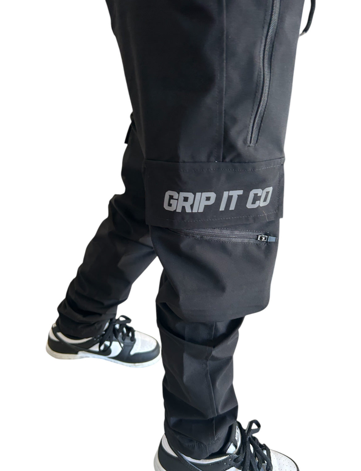 Black Cargo Trousers
