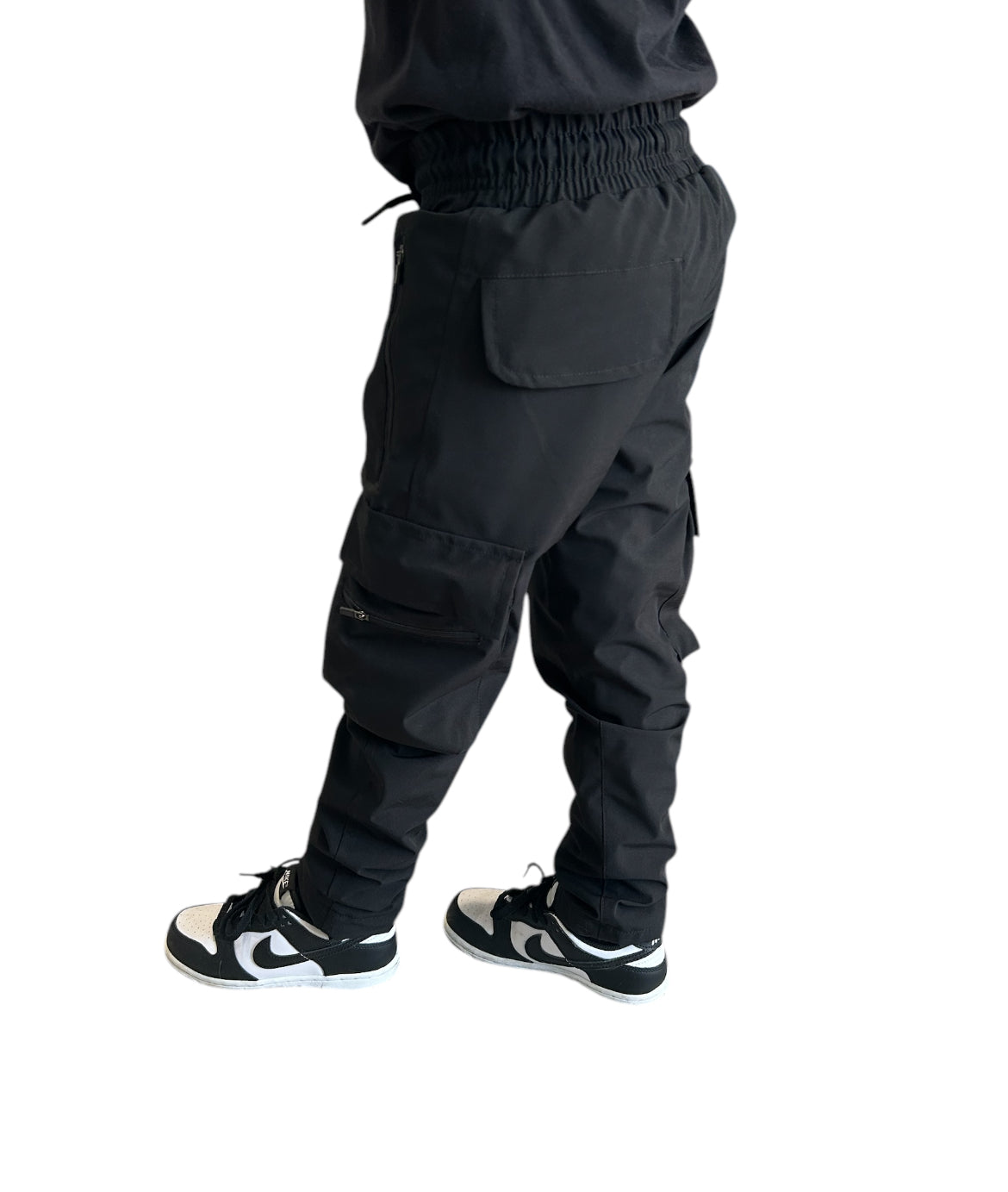 Black Cargo Trousers