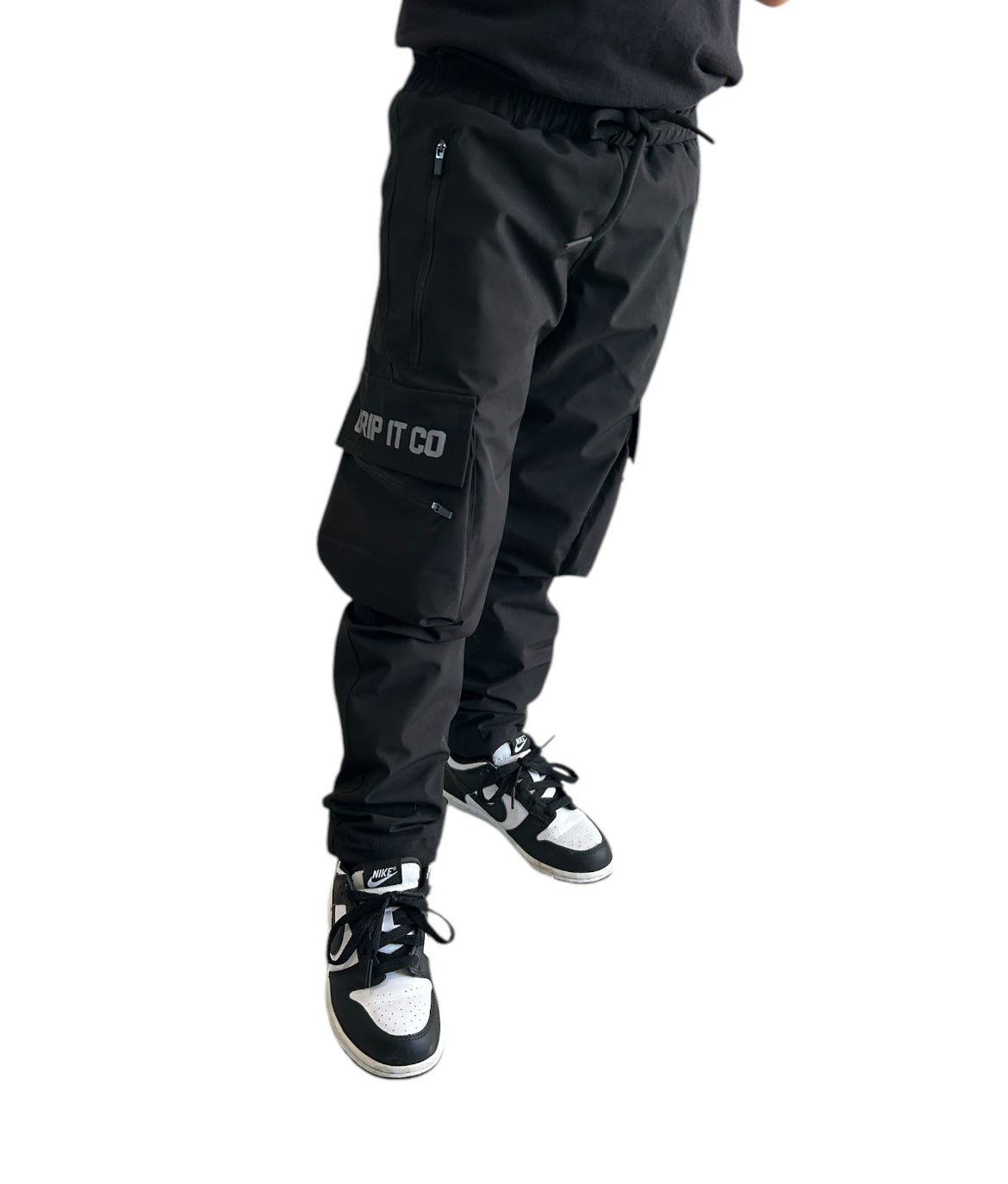 Black Cargo Trousers
