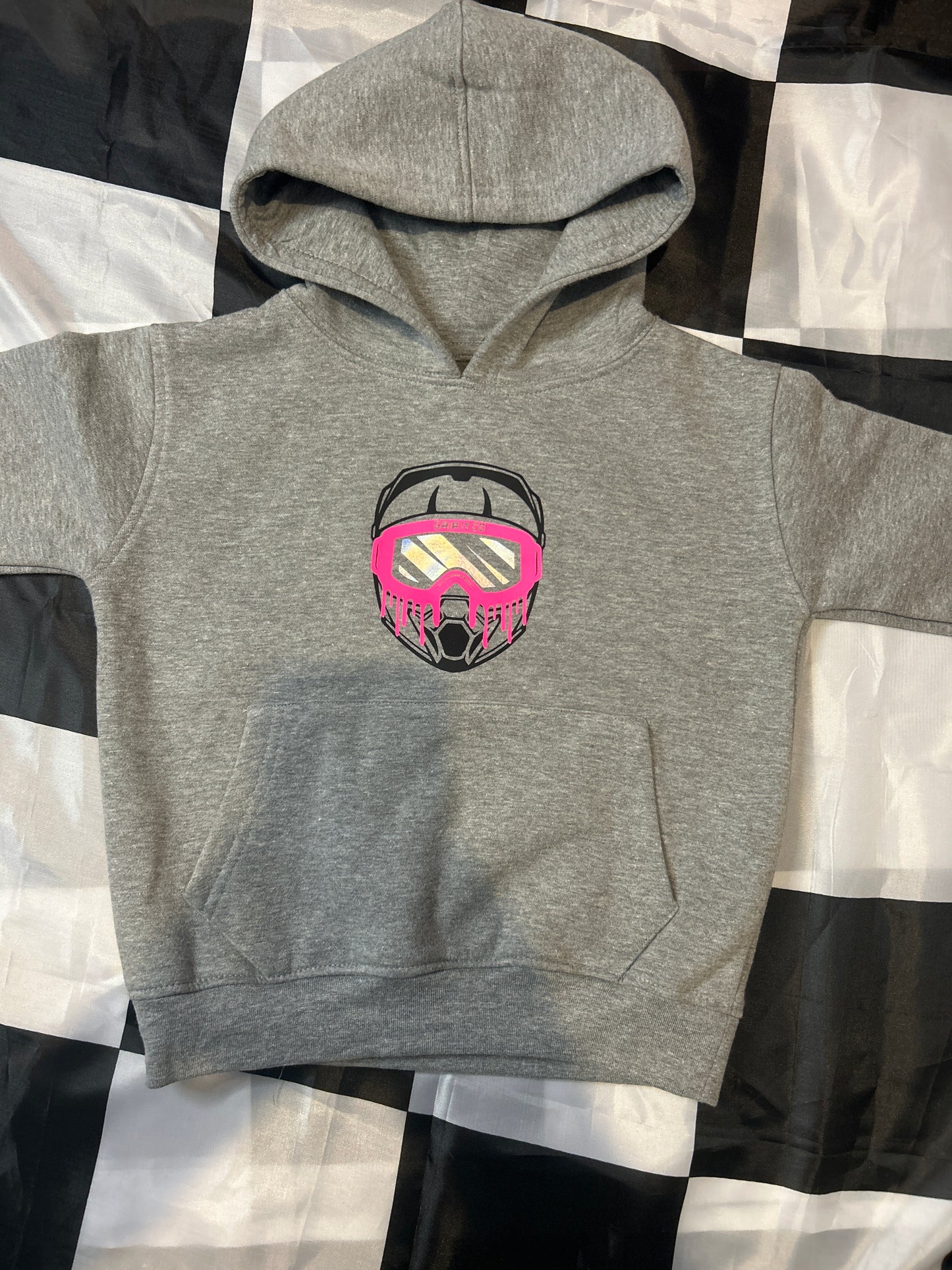 3-4 grey hoodie