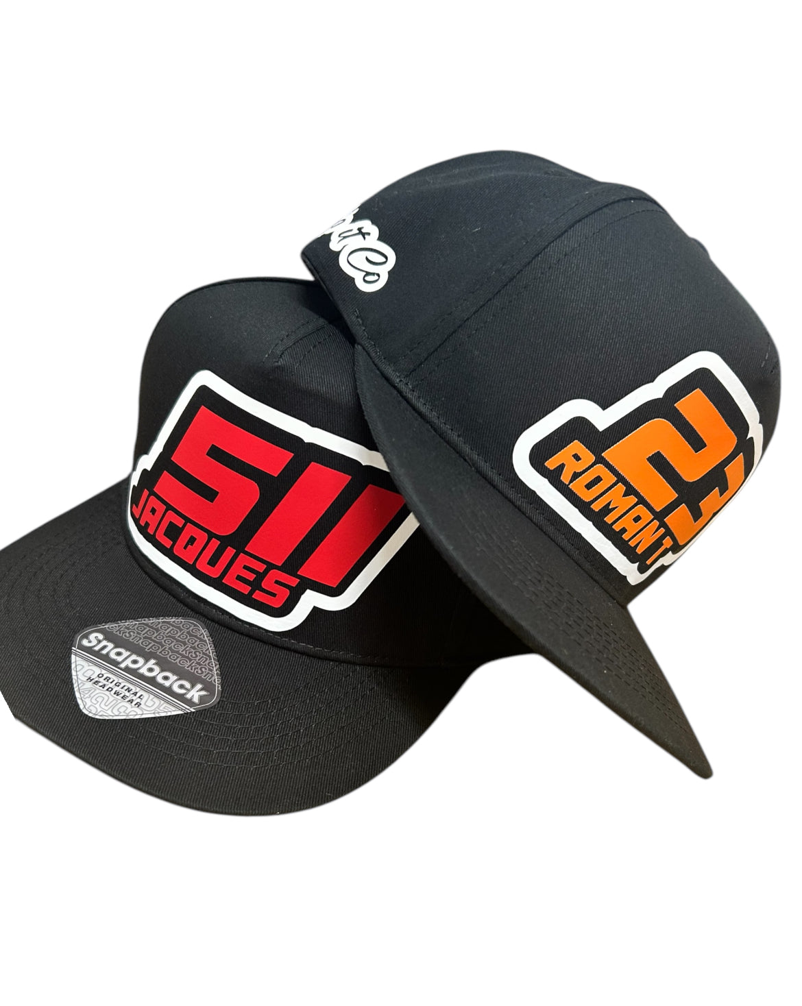 Snapback Name and Number Half/Half