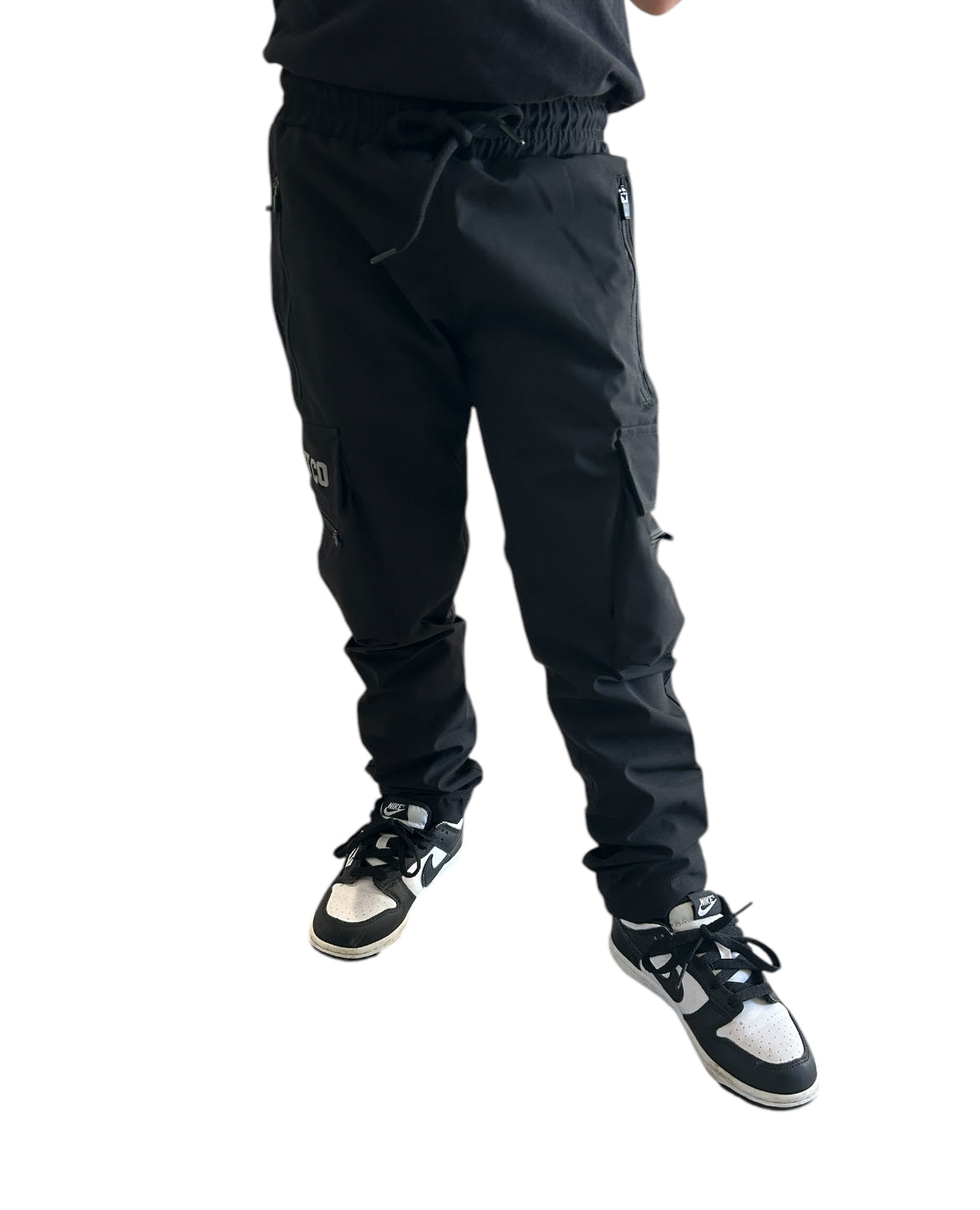 Black Cargo Trousers
