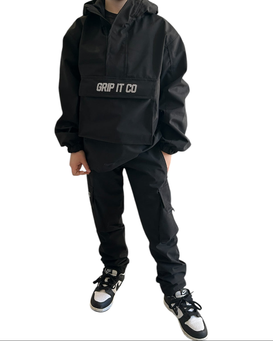 Black Cargo Trousers