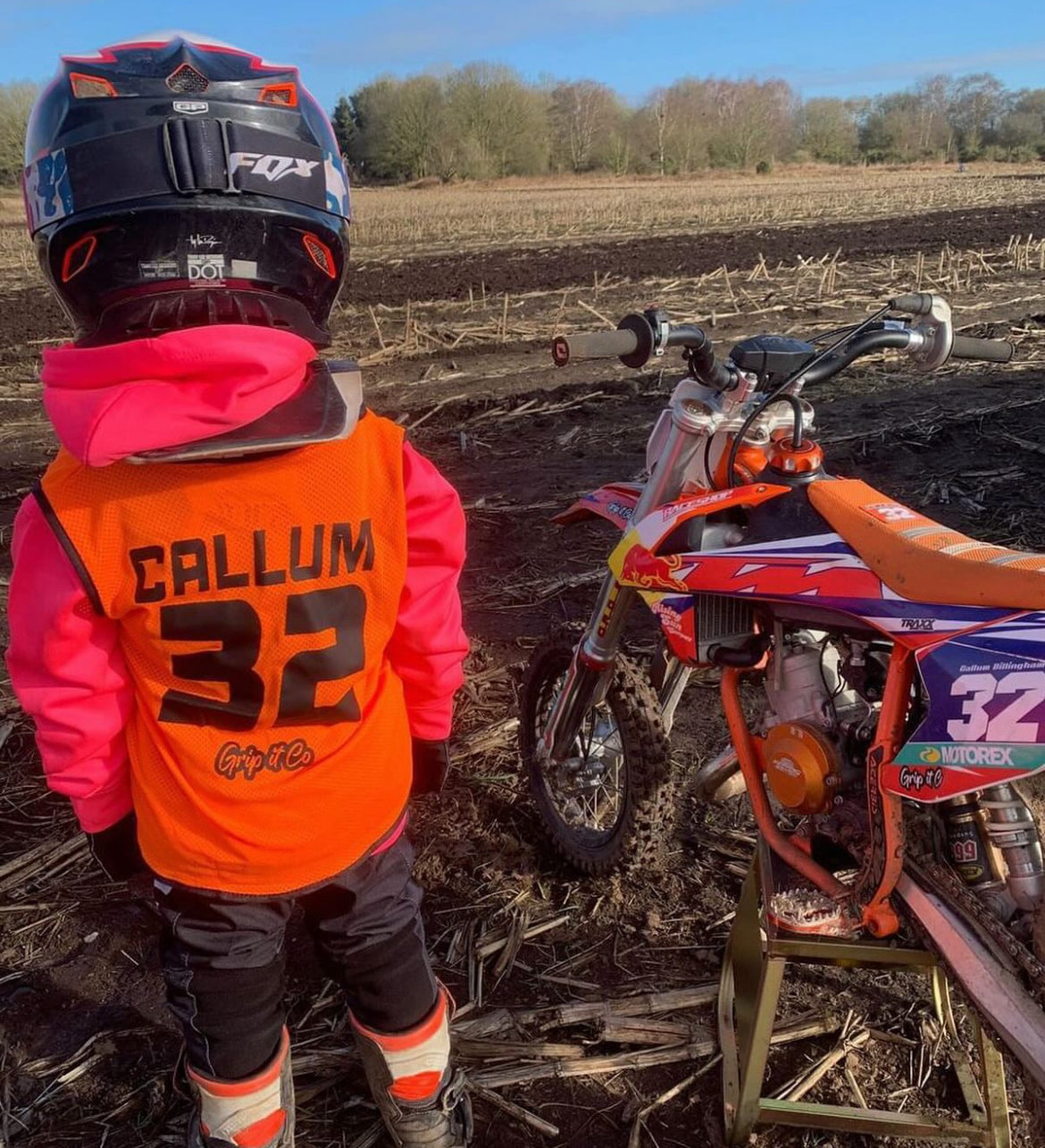 Rider Bibs personalised name and number
