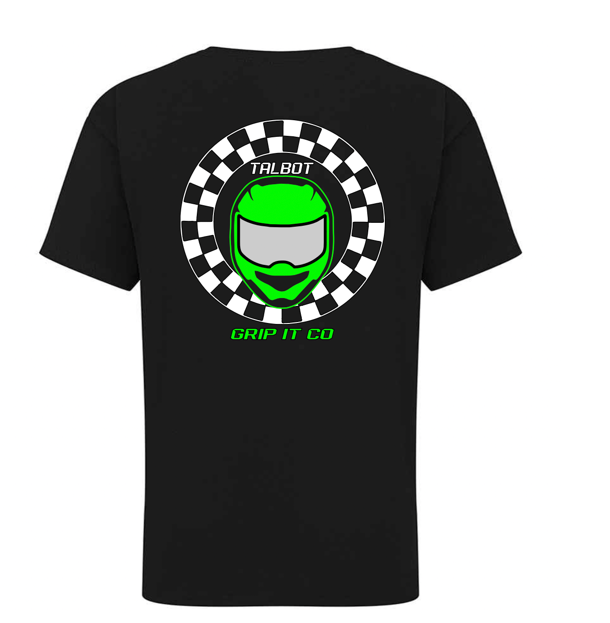 Helmet Checker T-Shirt Karting