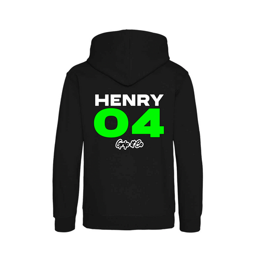 Two Colour Number Hoodie