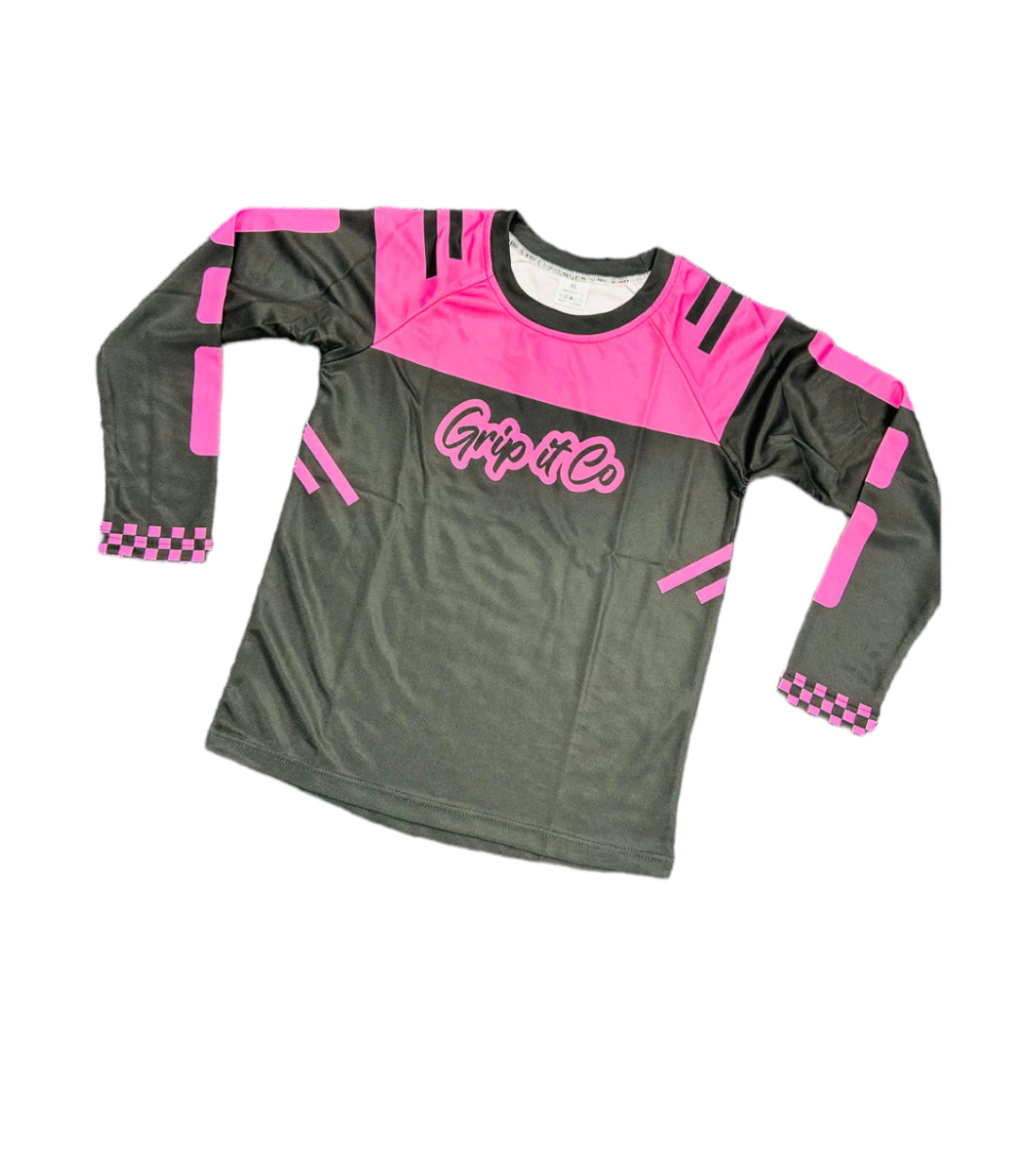 Pink/Black Grip it Co Race Jersey