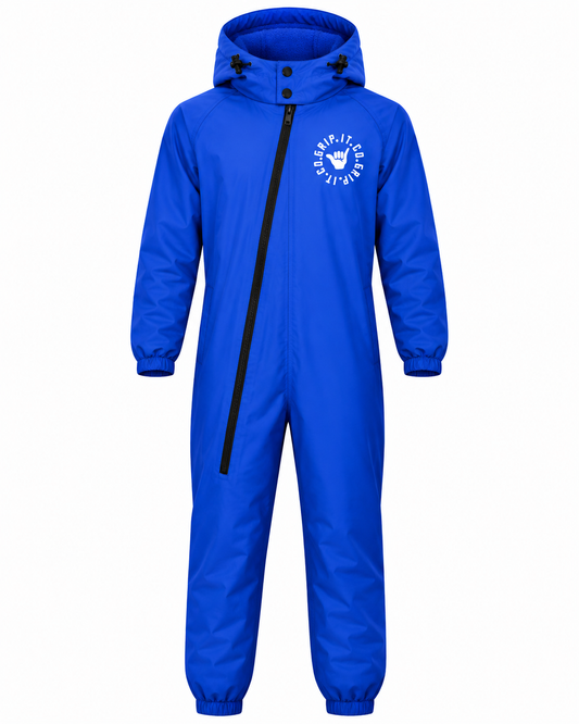 Waterproof Royal Blue Rain Suit All in One