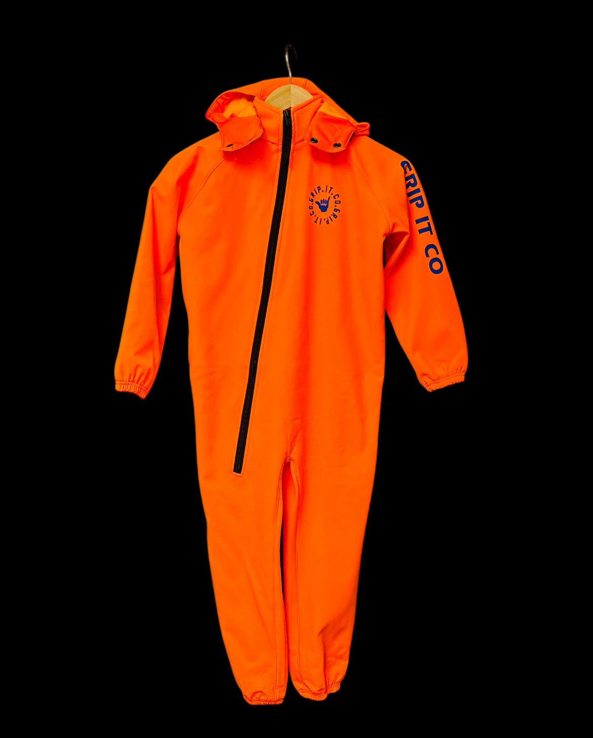 Waterproof Neon Orange Rain Suit All in One