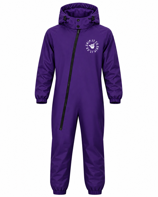 Waterproof PURPLE Rain Suit All in One