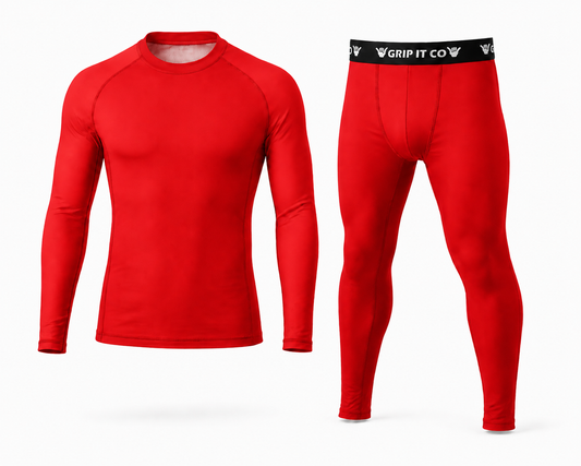 Red Base Layer Set