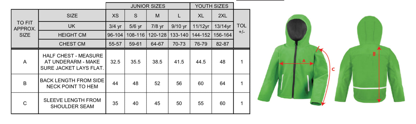 Check Softshell Jacket Kids Coat