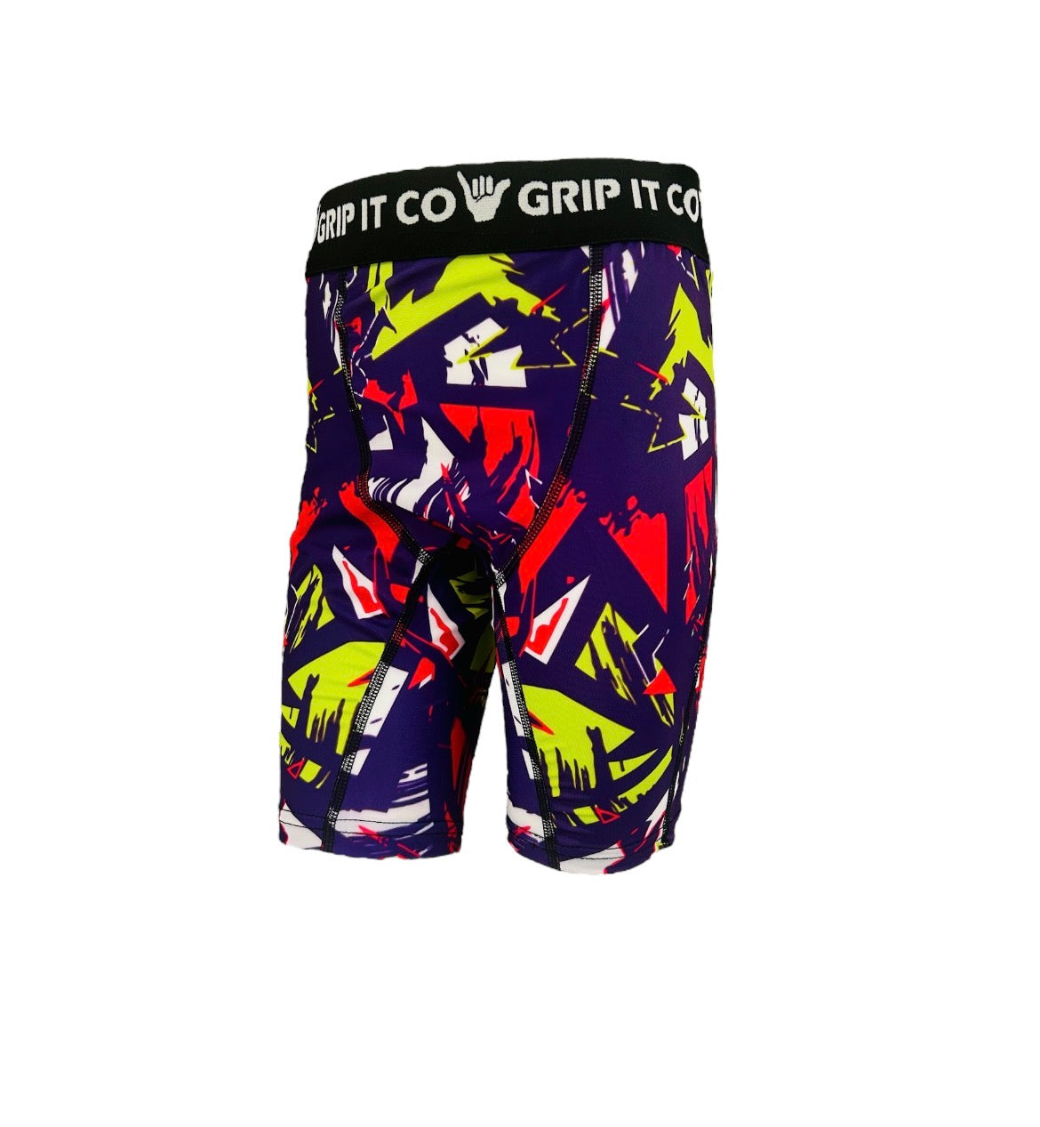 Abstract Boxer Pink/Green/Purple