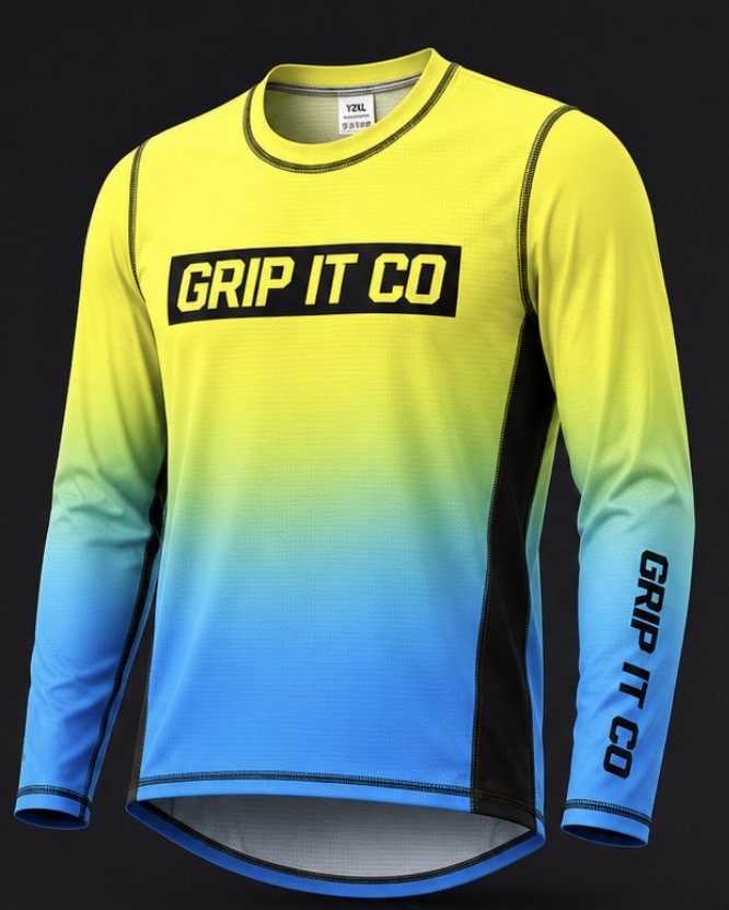 Breeze Fade Neon Yellow Jersey