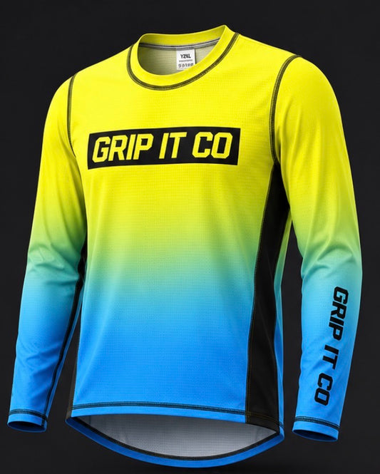 Breeze Fade Neon Yellow Jersey