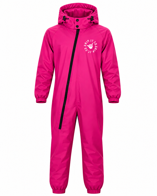 Waterproof PINK Rain Suit All in One