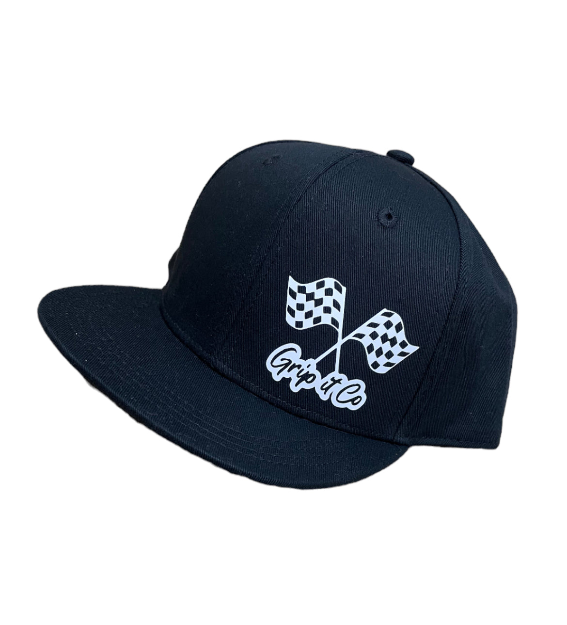 Snapback Hat Grip it Co Checkered Flag