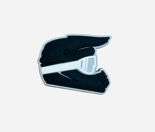 Black Helmet Croc Charm, Decorative Shoe Charms
