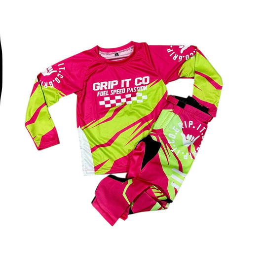 Lightening Pink/Green/White Jersey ONLY