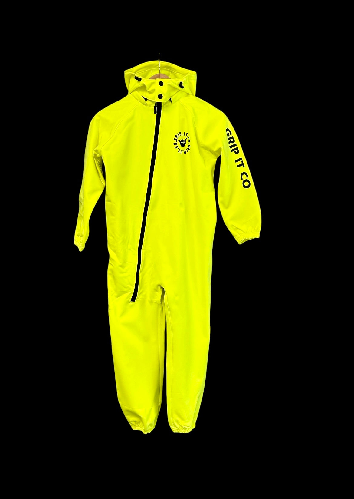 Waterproof Neon Yellow Rain Suit All in One