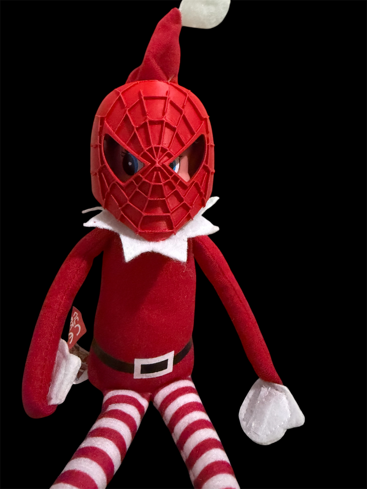 Christmas Elf Spider-Man Inspired Mask