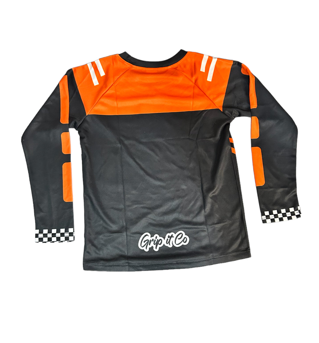 Orange/Black Grip it Co Race Jersey