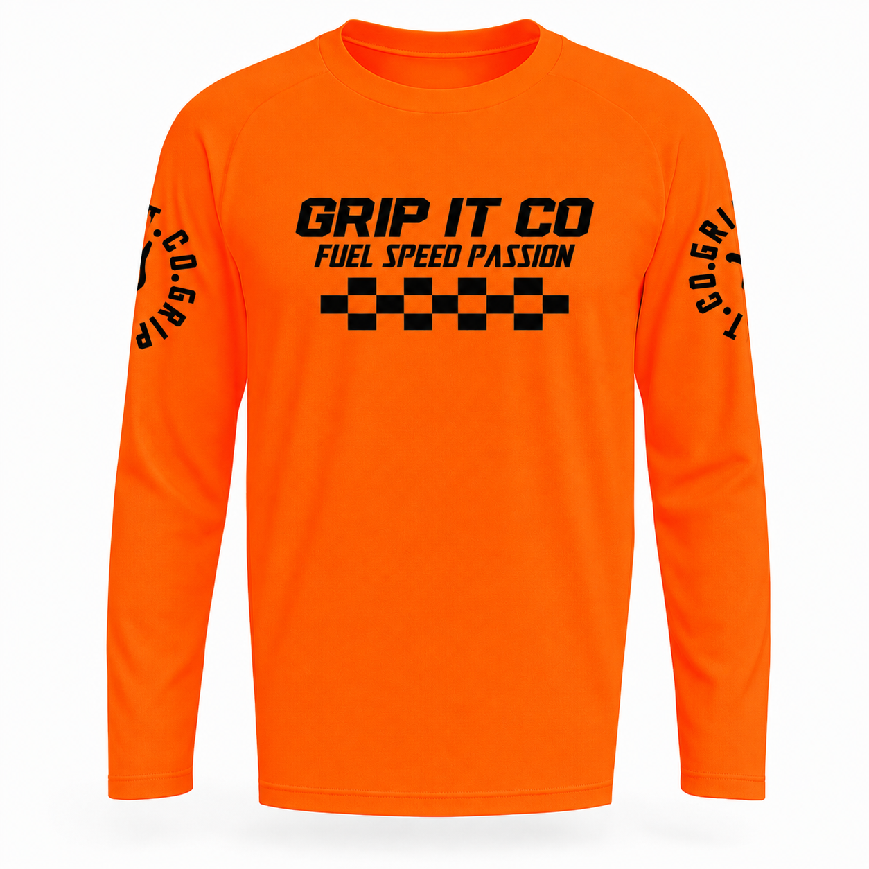 Neon Orange Fuel Speed Passion Jersey