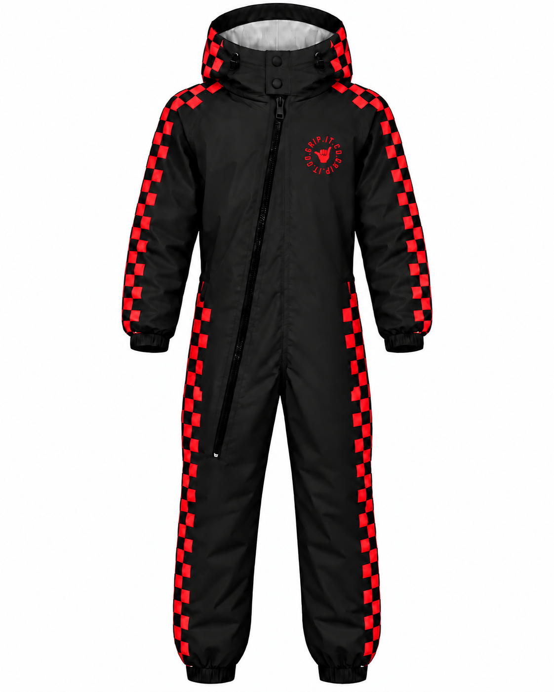 Waterproof Checkered Rain Suit All in One