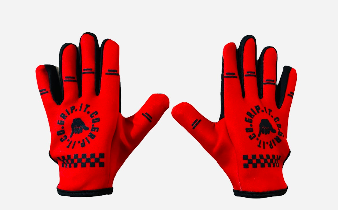 Red Youth Gloves