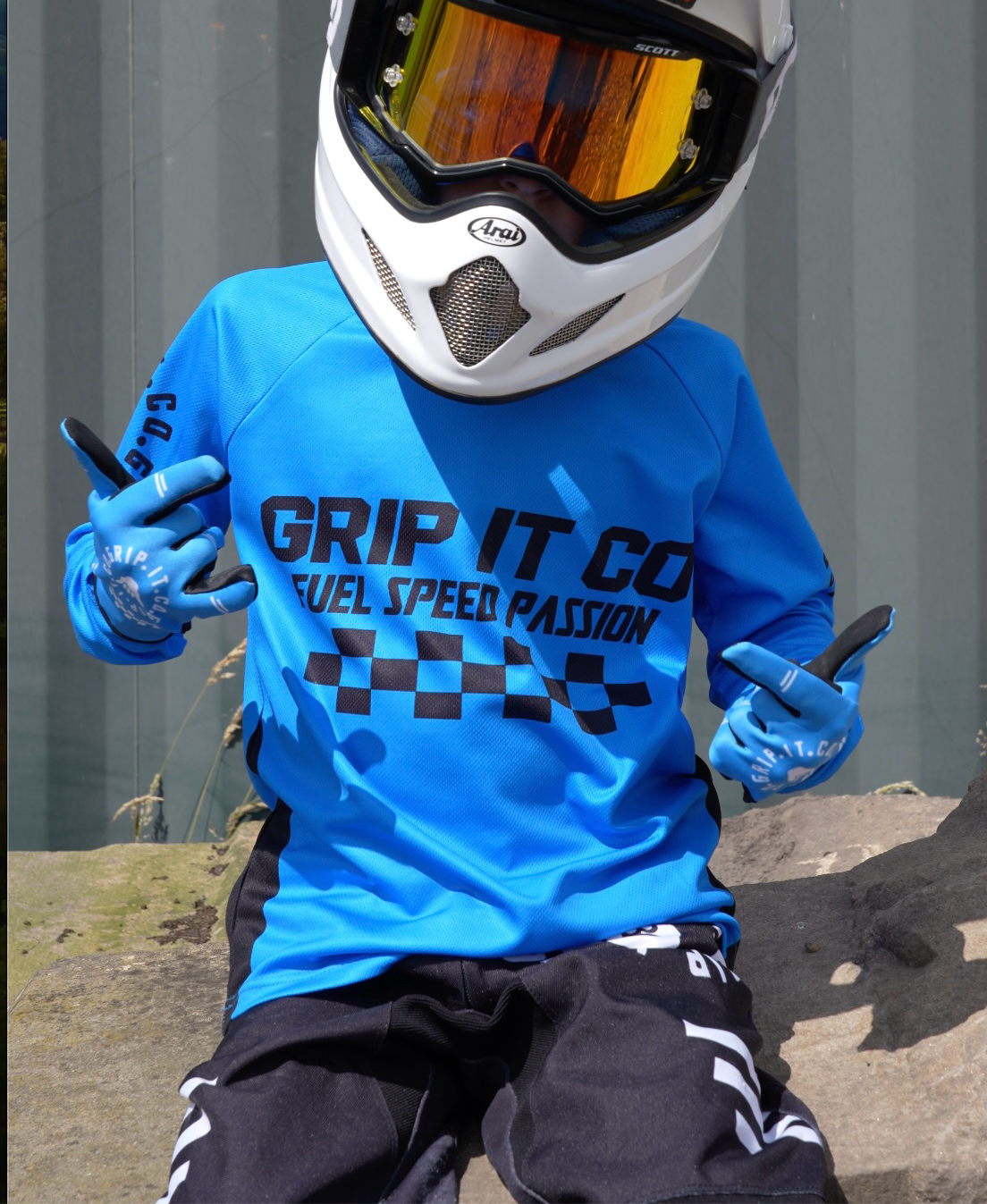 Blue Fuel Speed Passion Jersey