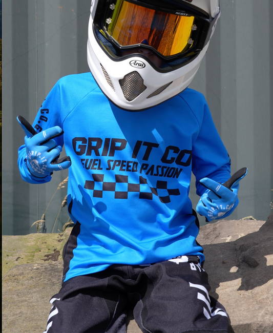 Blue Fuel Speed Passion Jersey