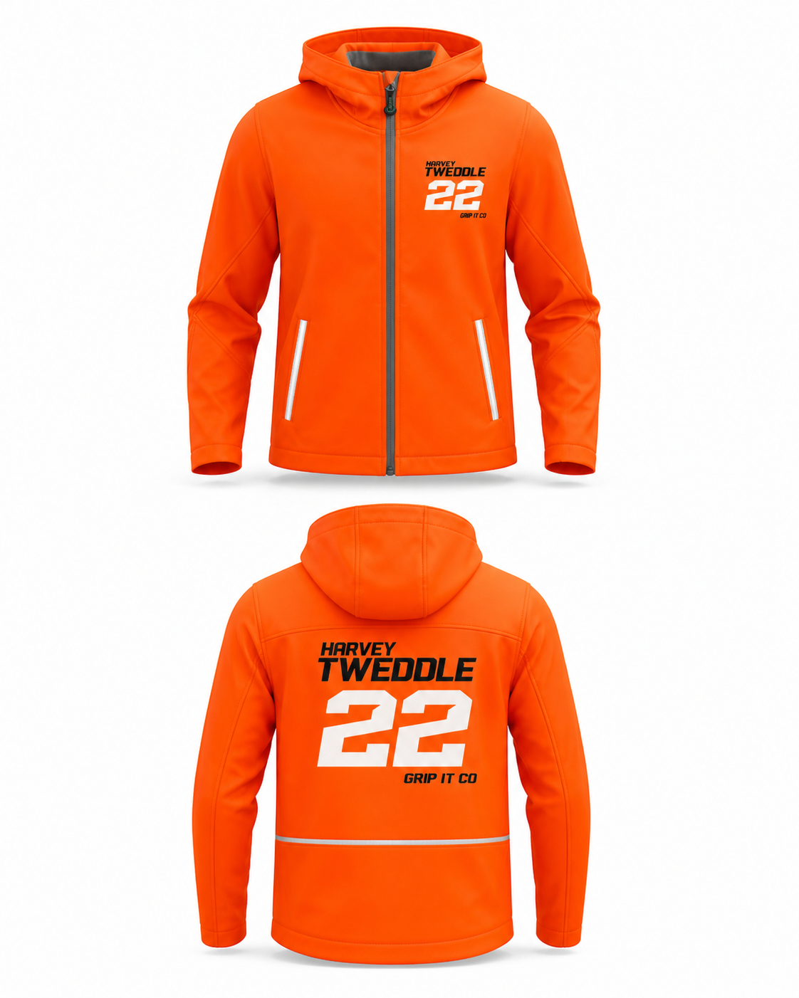 Fluro Softshell Jacket/Coat Slim