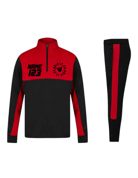 1/4 zip Casual Logo Tracksuit