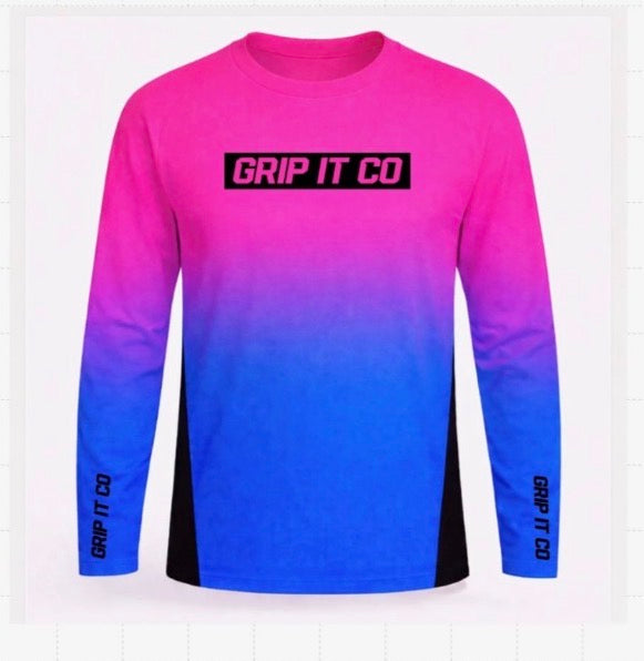 Breeze Fade Neon Pink Jersey