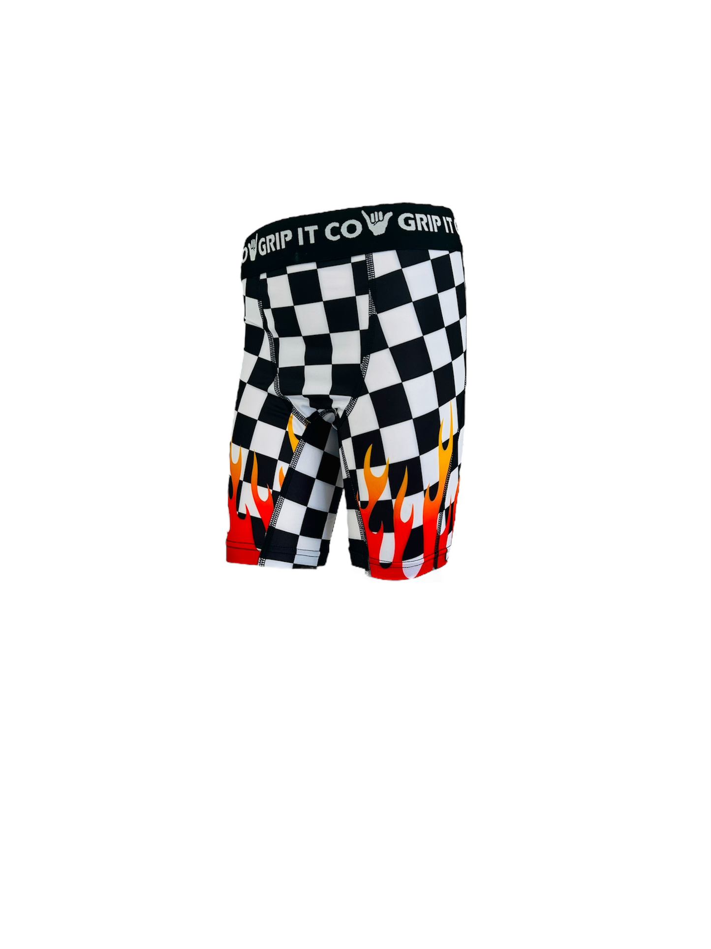 Checkered Flames Boxer