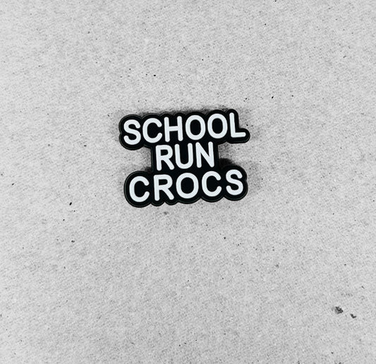 School run Croc Charm, Decorative Shoe Charms