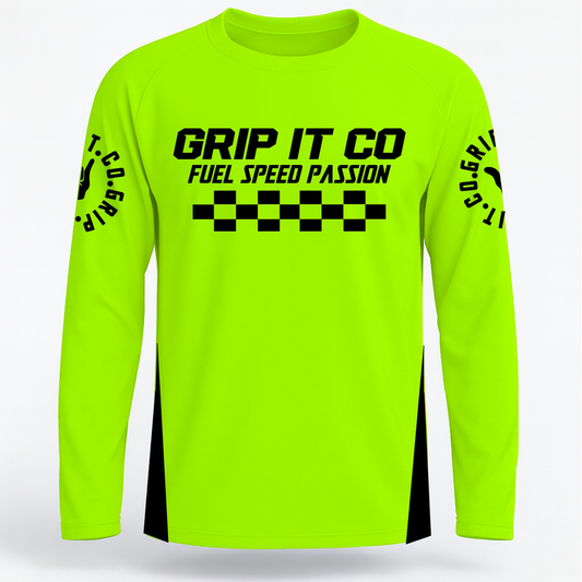 Neon Green Fuel Speed Passion Jersey