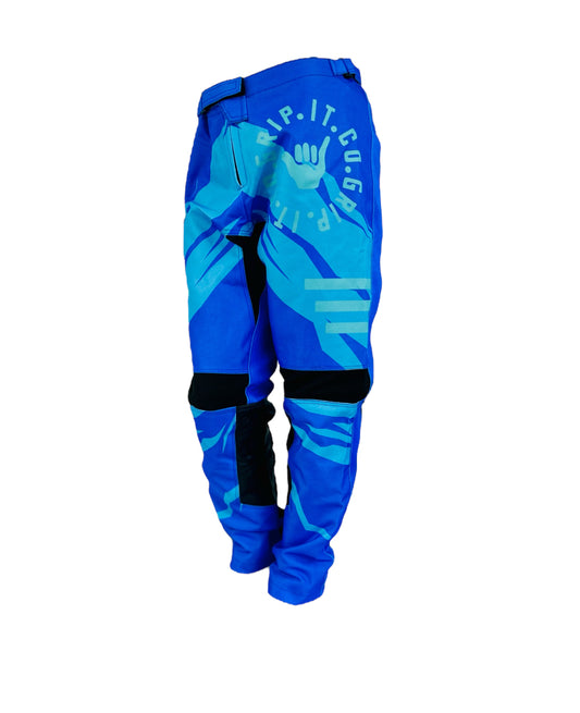 Lightening 3 Shades of Blue Trouser