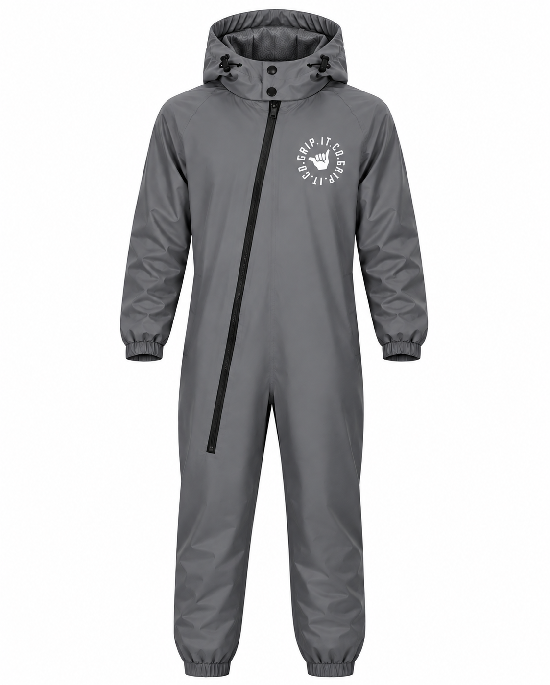 Waterproof Grey Rain Suit All in One