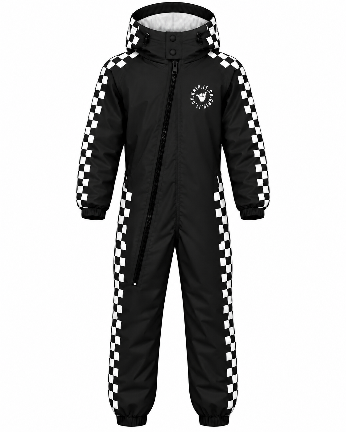 Waterproof Checkered Rain Suit All in One