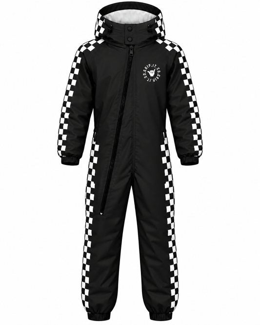 Waterproof Checkered Rain Suit All in One