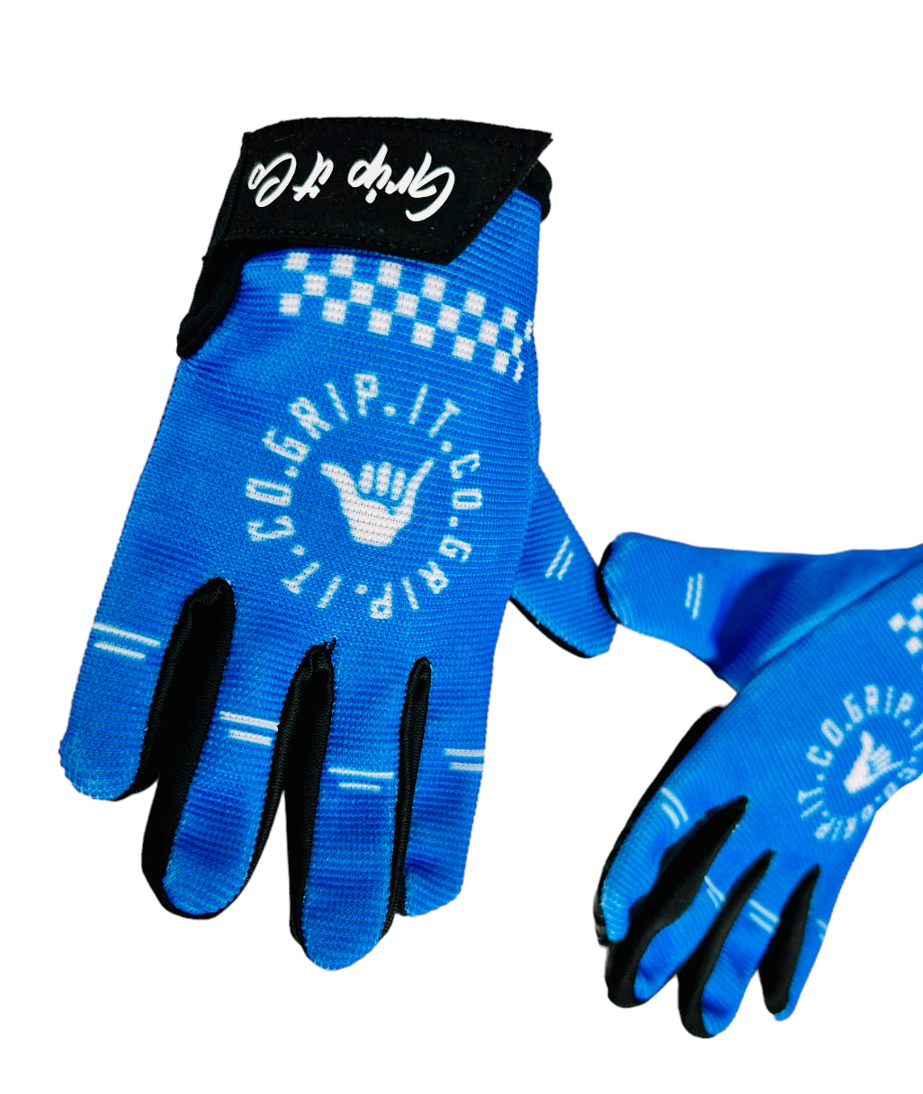 Blue Youth Gloves