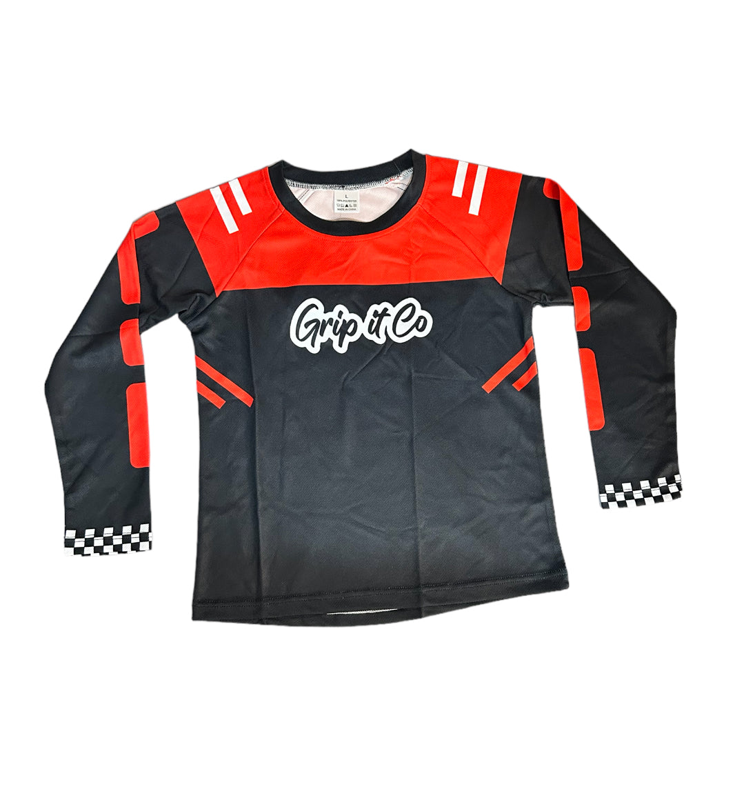 Red/Black Grip it Co Race Jersey