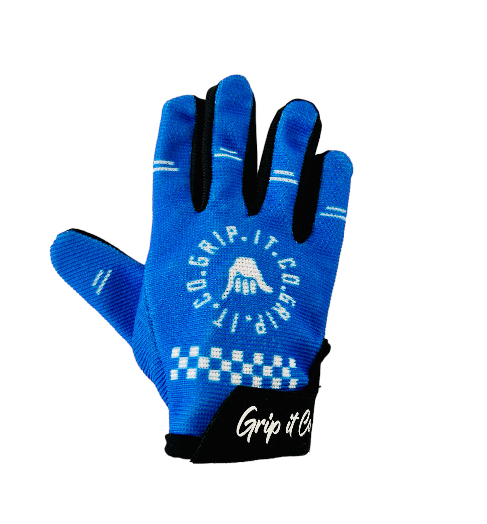 Blue Youth Gloves