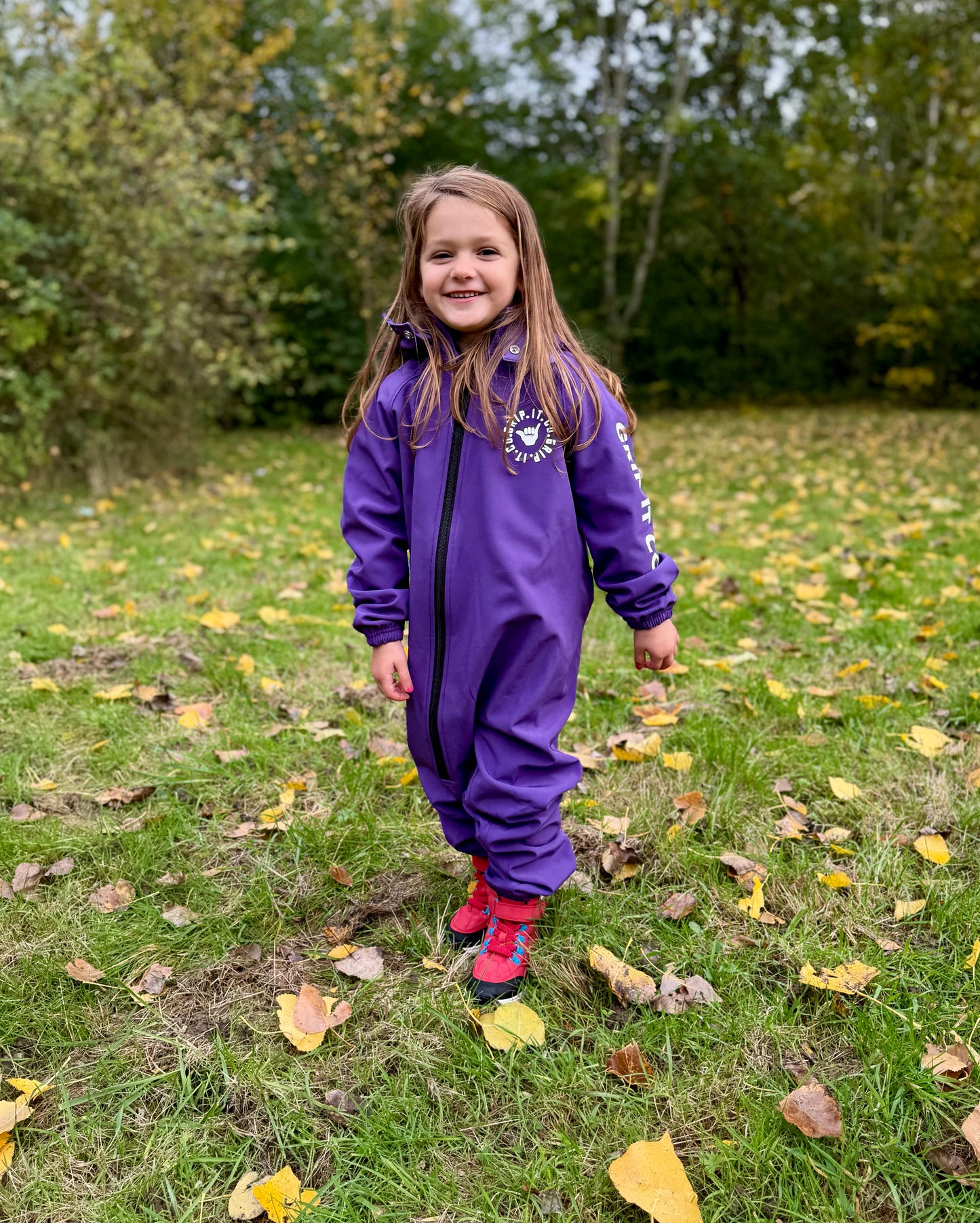 Waterproof PURPLE Rain Suit All in One