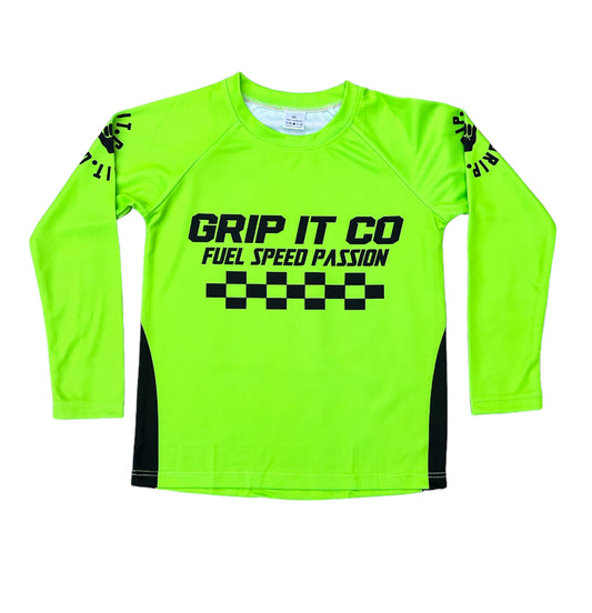 Neon Green Fuel Speed Passion Jersey