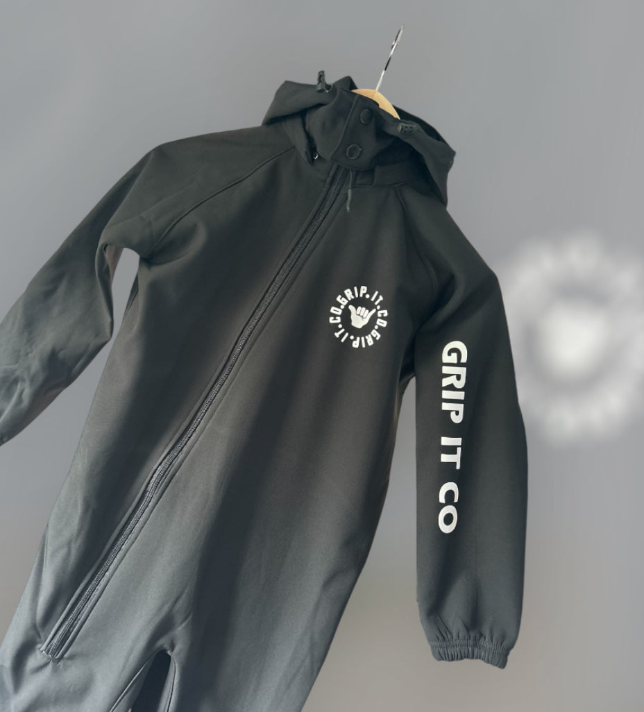 Waterproof Black Rain Suit All in One