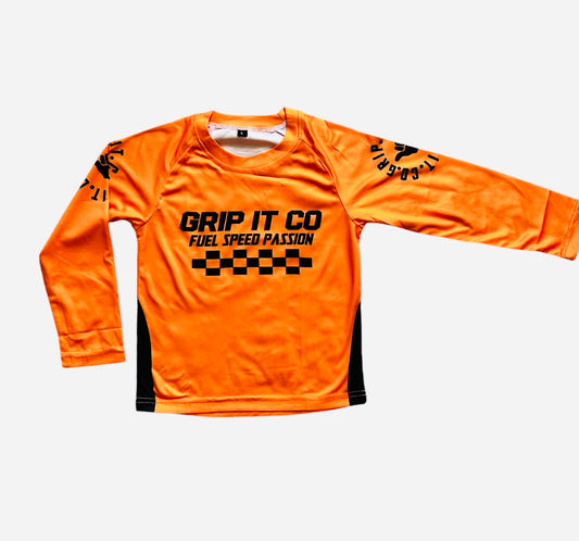 Bright Orange Fuel Speed Passion Jersey