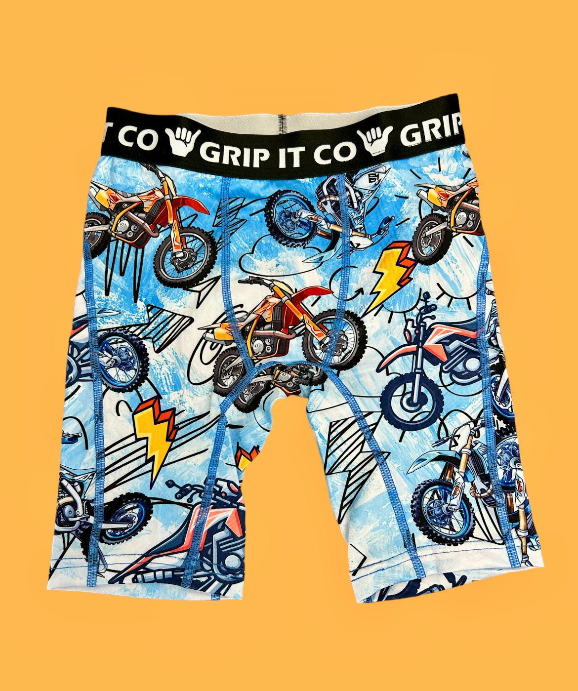 GRIPS 'The Long Boxer' Bike Love blue