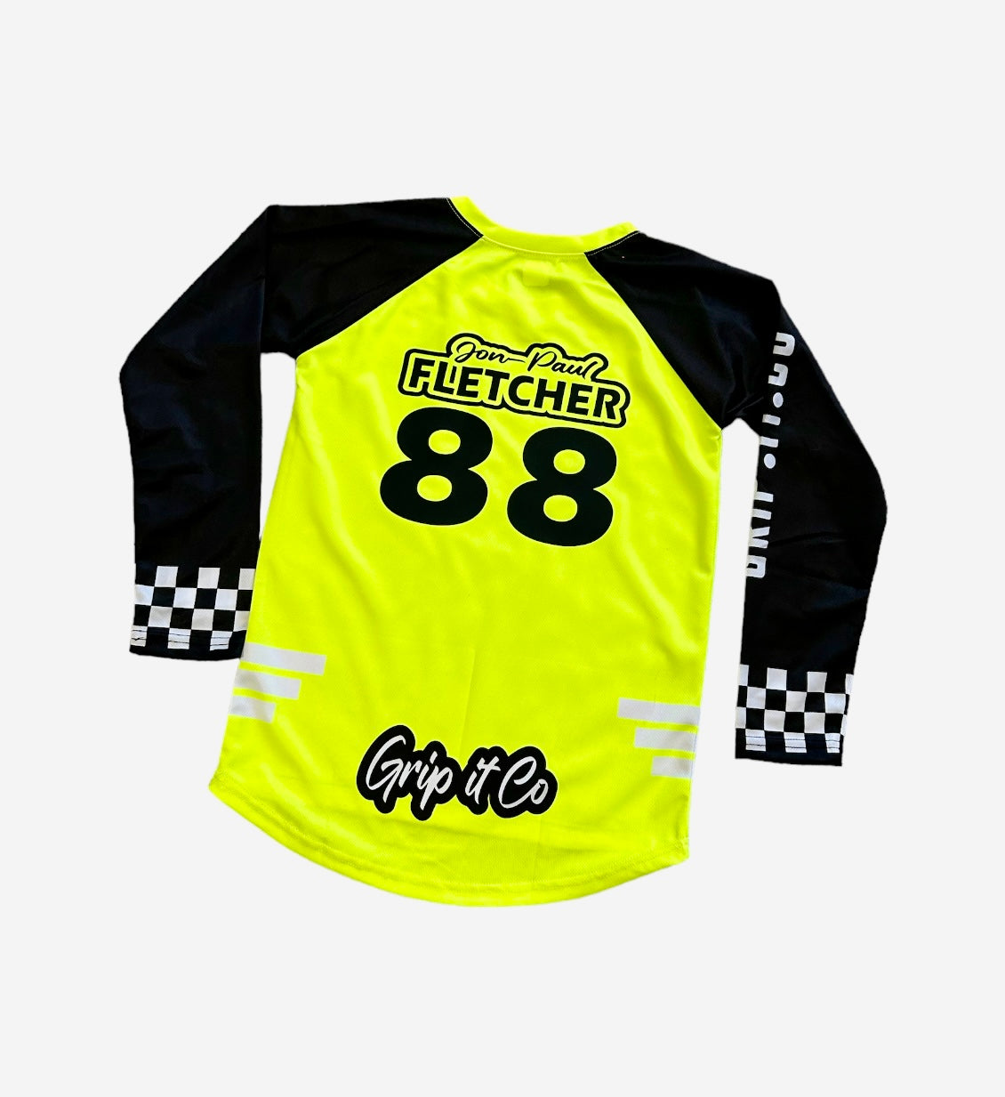 Neon Yellow Grip it Co Jersey